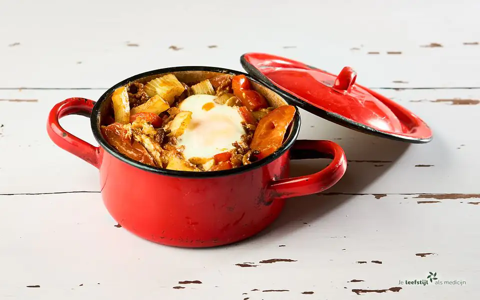 Shakshuka met rundergehakt